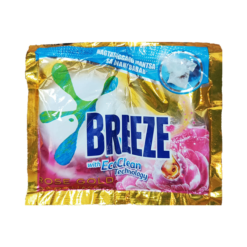 Breeze Powder Detergent With EcoClean Technology Rose Gold Perfume 64g