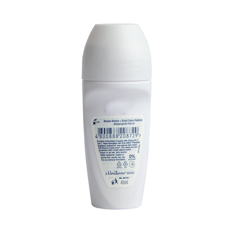 Rexona Deodorant Roll On Natural Whitening Fresh Sakura 45ml