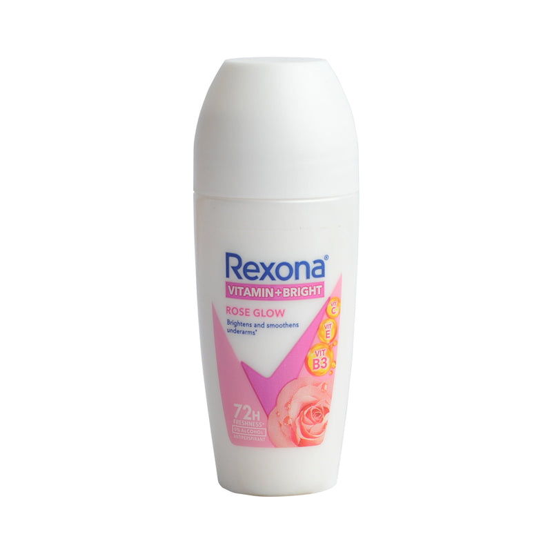 Rexona Women Deodorant Natural Whitening Fresh Rose Roll On 50ml