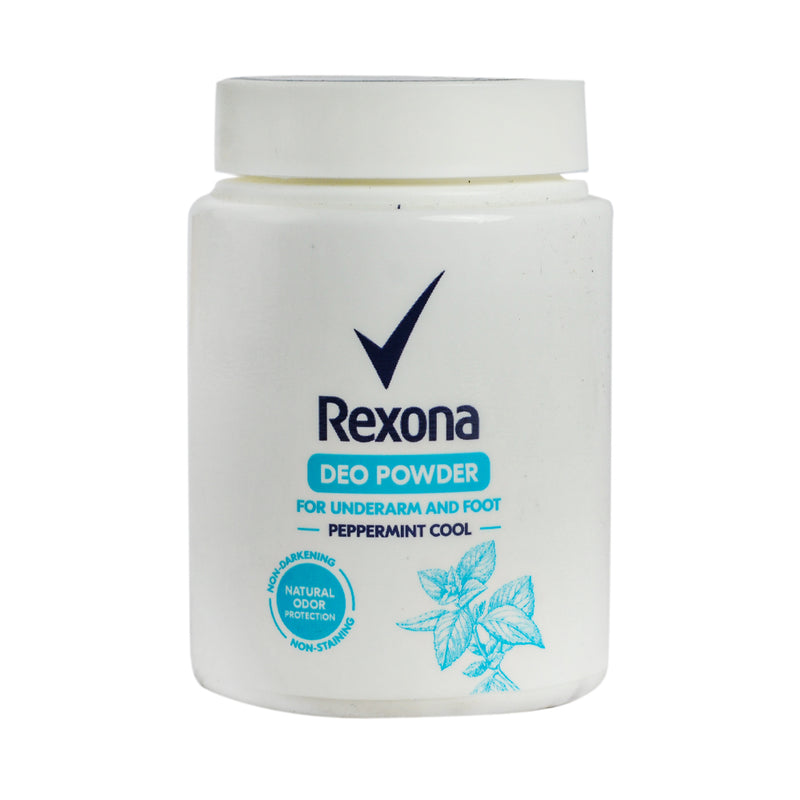 Rexona Underarm And Foot Deo Powder Peppermint Cool 25g