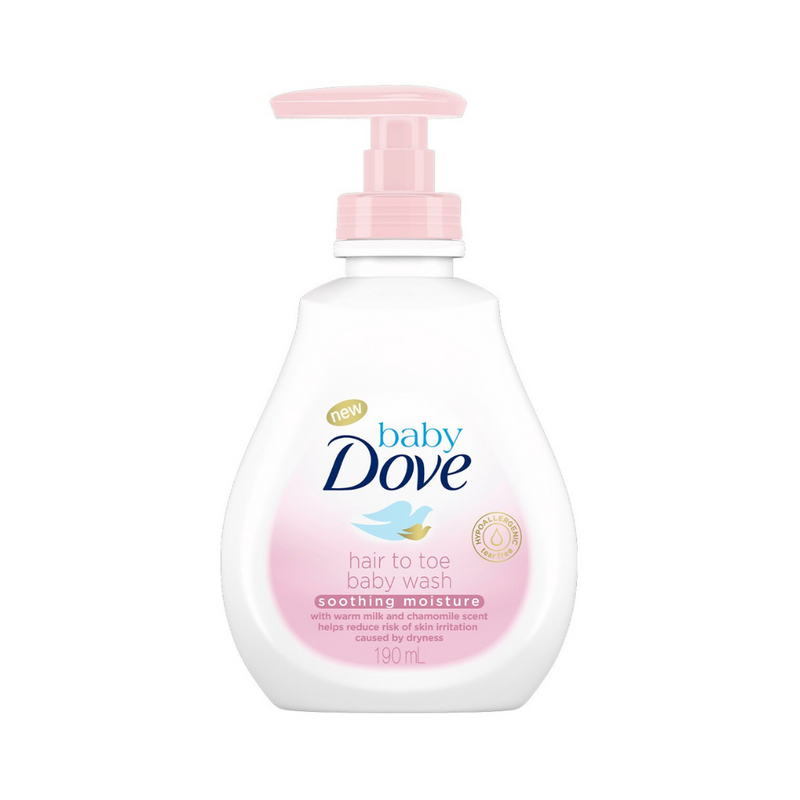 Baby Dove Hair To Toe Body Wash Soothing Moisture 190ml