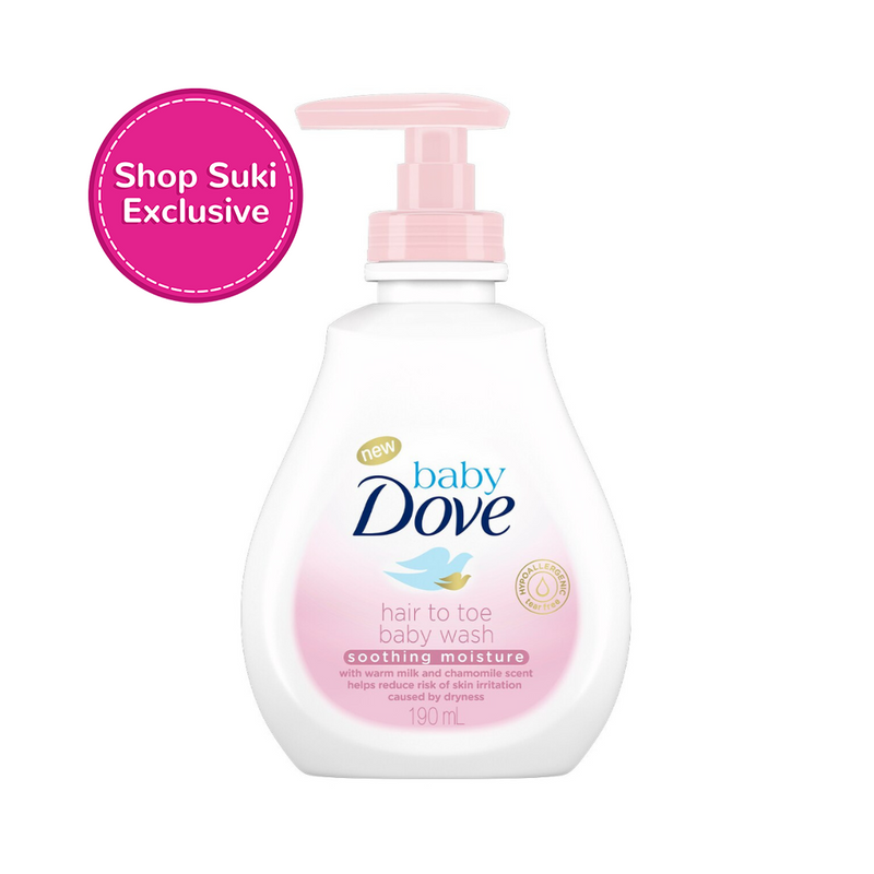 Baby Dove Hair To Toe Body Wash Soothing Moisture 190ml