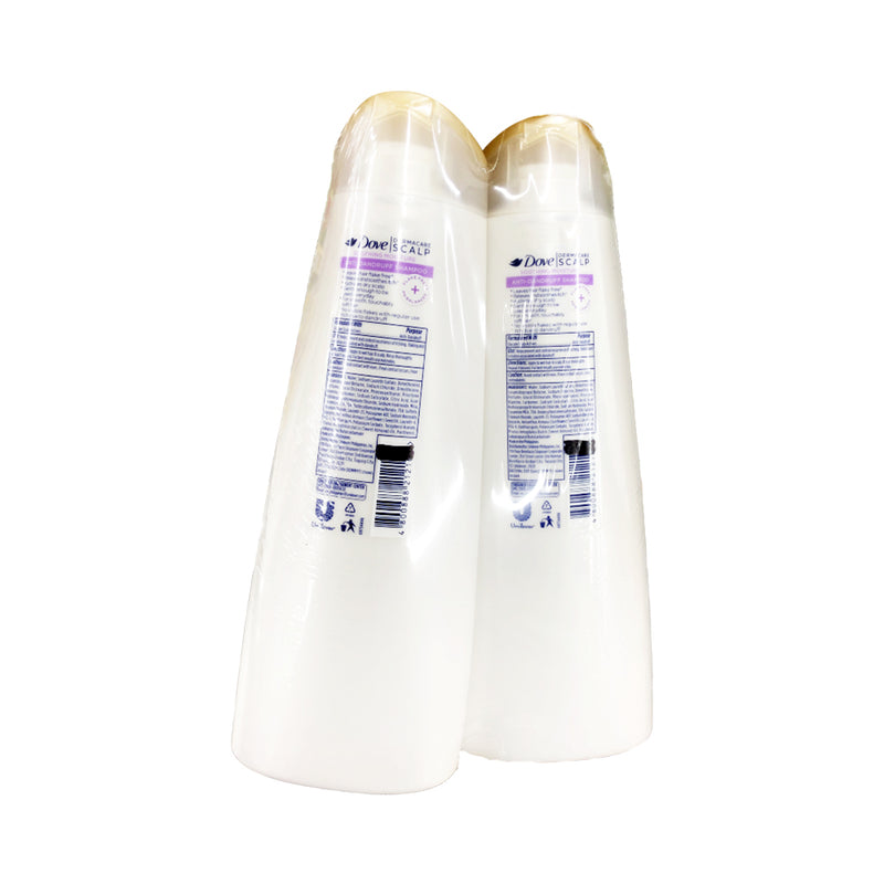 Dove Dermacare Scalp Soothing Moisture Anti-Dandruff Shampoo 320ml x 2's