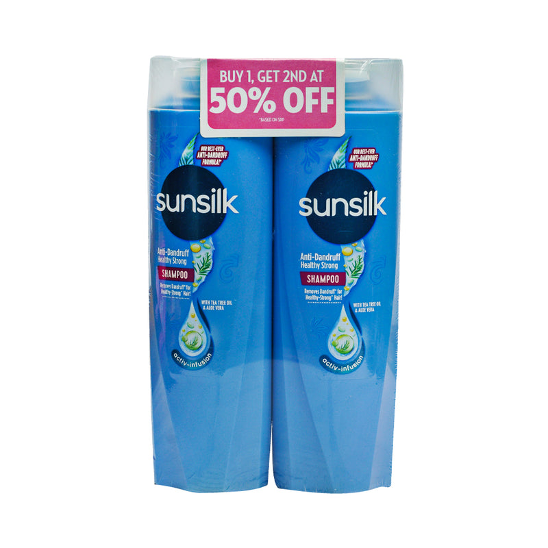 Sunsilk Shampoo Anti-Dandruff Healthy Strong 170ml x 2's