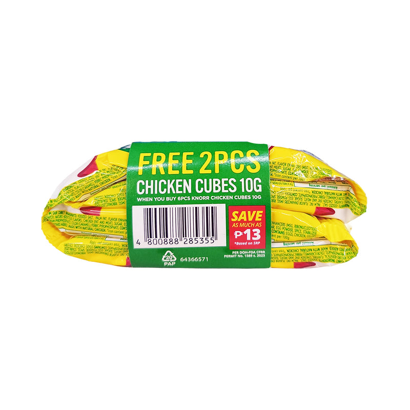 Knorr Cubes Single Chicken 10g 6's + 2's