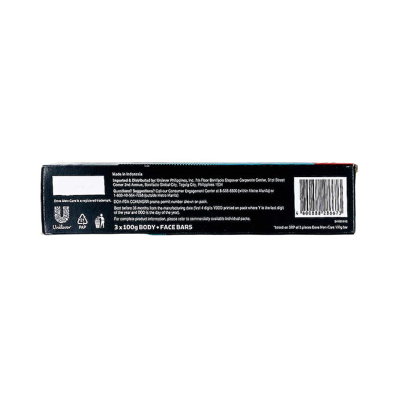 Dove Men+Care Soap Bar 100g x 3's