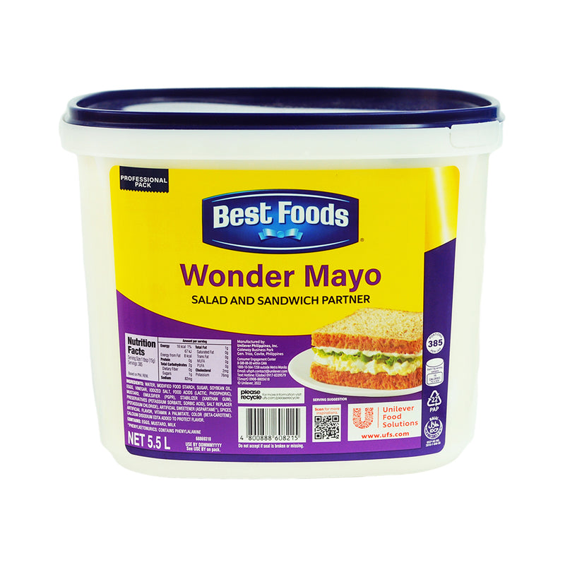 Best Foods Wonder Mayo 5.5L