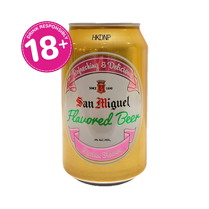 San Miguel Flavored Beer Lychee Can 330ml