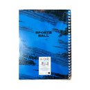 A-One Sports Ball Spiral Notebook 80 Leaves