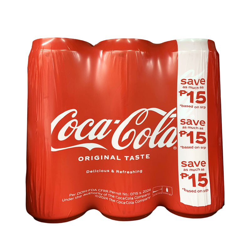 Coke In Can 320ml x 6's