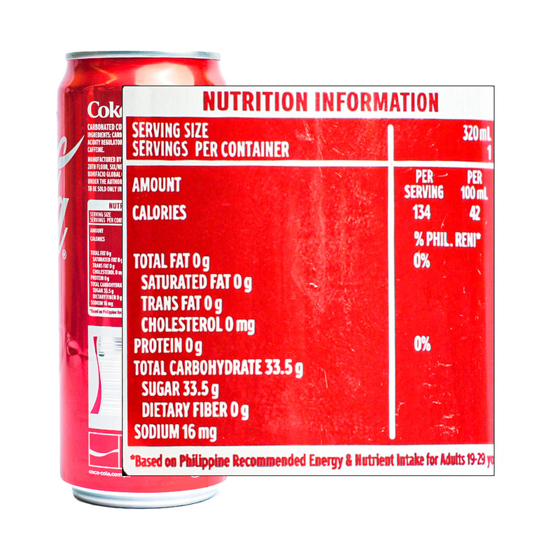 Coke Regular In Can 320ml