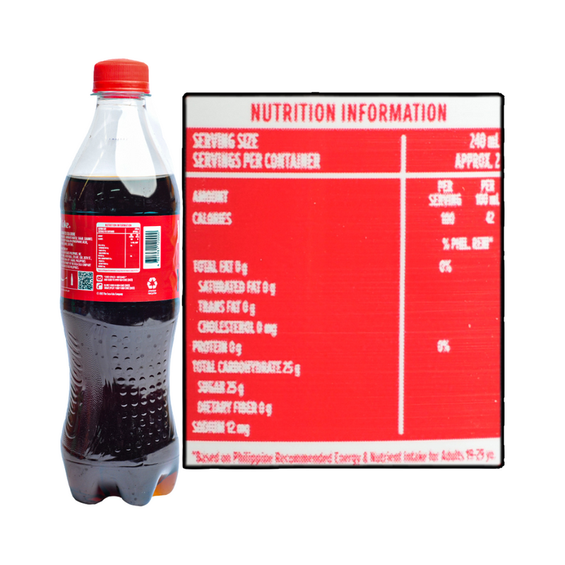 Coke Soft Drinks Bottle 500ml