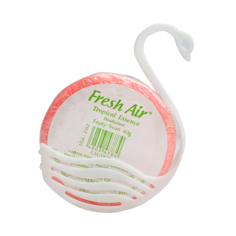 Fresh Air Deodorizer With Plastic Swan Container Fruity Scent 40g