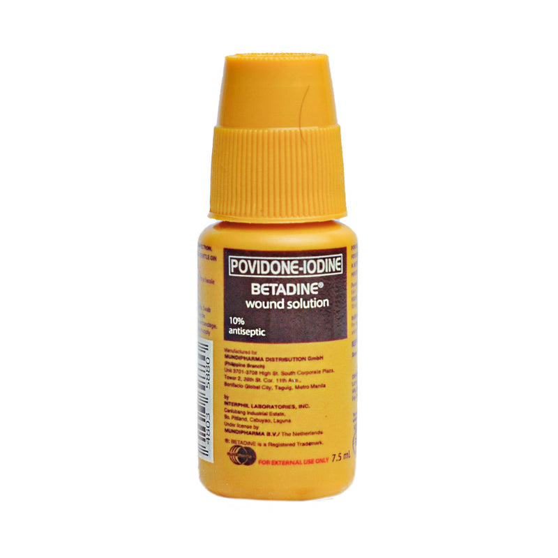 Betadine Povidone-Iodine 10.0% Solution 7.5ml