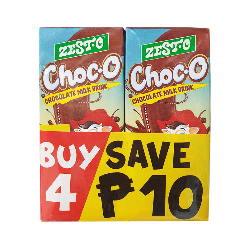 Zest-O Choc-O Chocolate Milk Drink TBA Slim 250ml x 4's