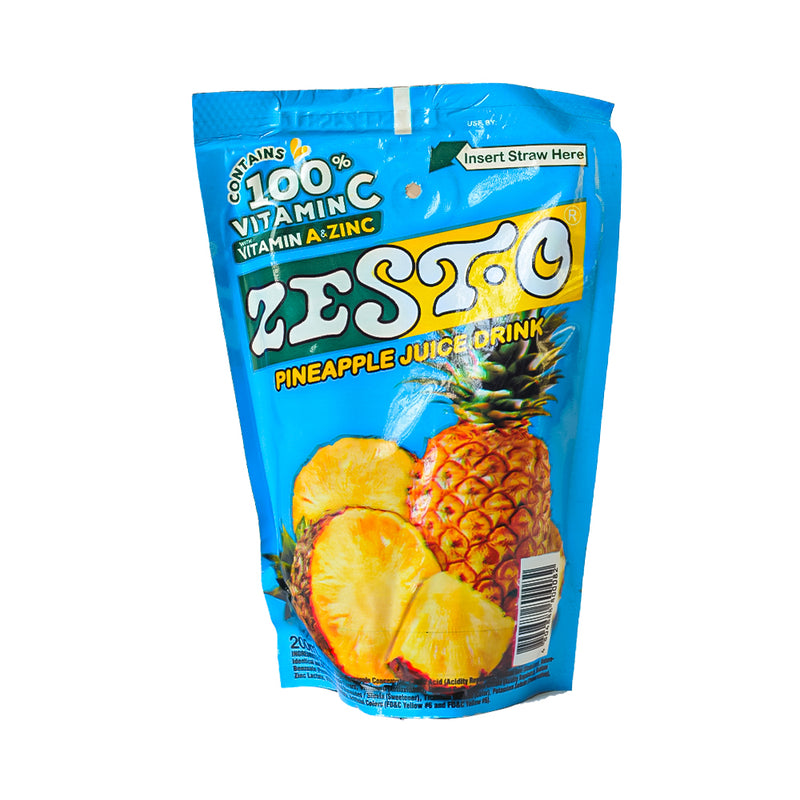 Zest-O Juice Drink Pineapple 200ml x 10's