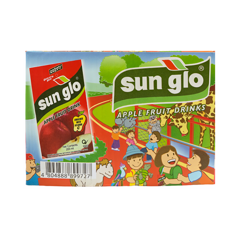 Sunglo Juice Drink Apple 200ml x 10's