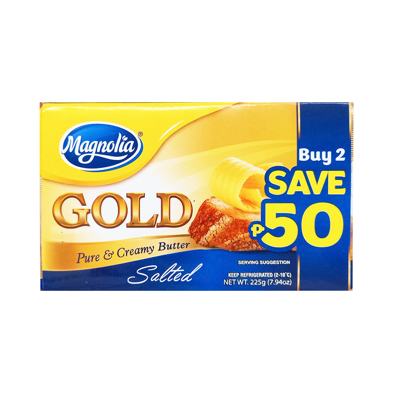 Magnolia Butter Gold Salted 225g x 2's