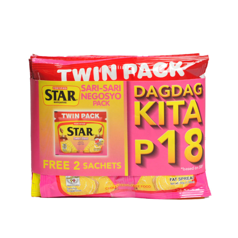Star Margarine Sweet Blend Twin Pack 30g 10's + 2 Free