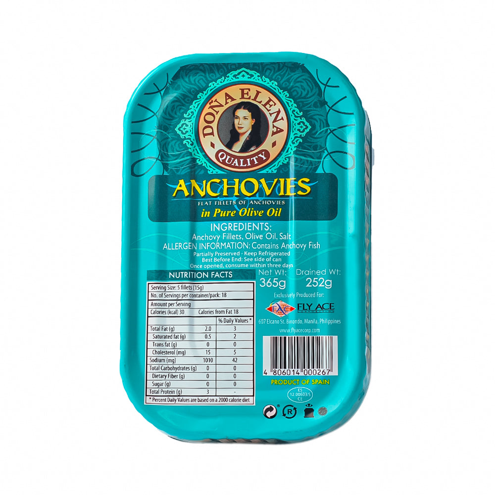 Doña Elena Rice Doña Elena Anchovies Fillet 365g