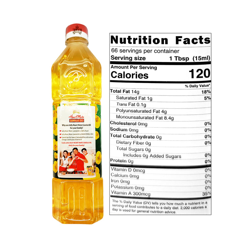 Jolly Heartmate Canola Oil 1L