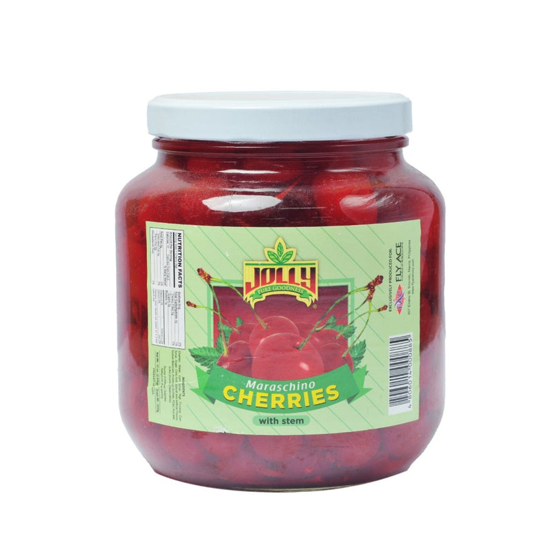 Jolly Maraschino Cherries With Stem 2.04kg (72oz)