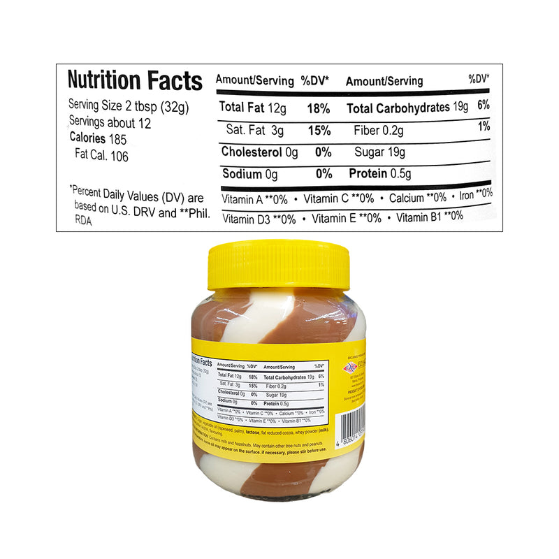 Jolly Spreads Swirl Hazelnut 400g