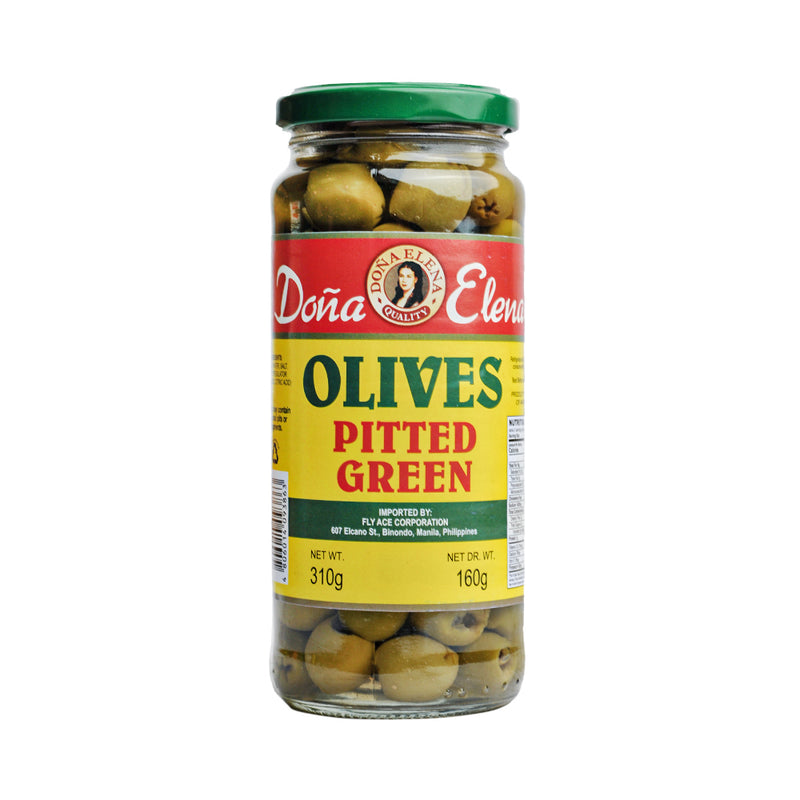 Doña Elena Pitted Green Olives 310g