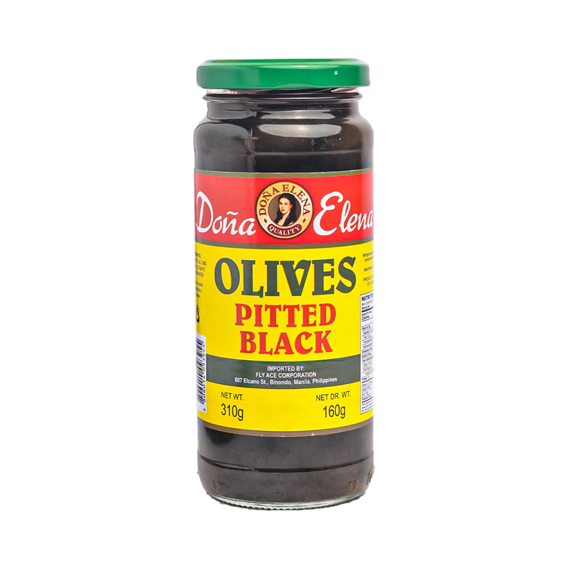 Doña Elena Pitted Black Olives 310g