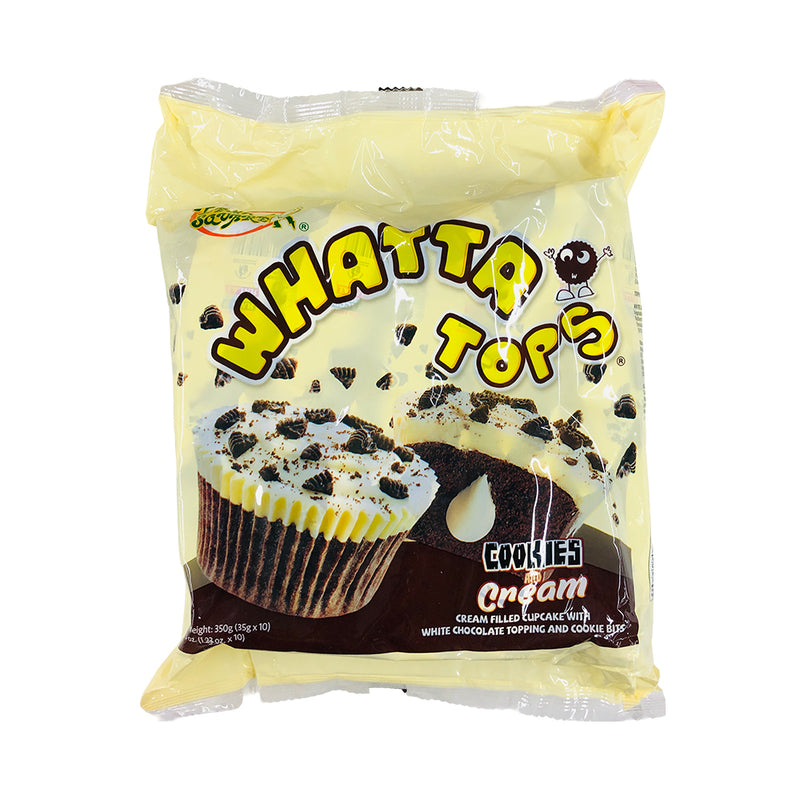 Lemon Square Whatta Tops Cake Cookies And Cream 35g x 10's