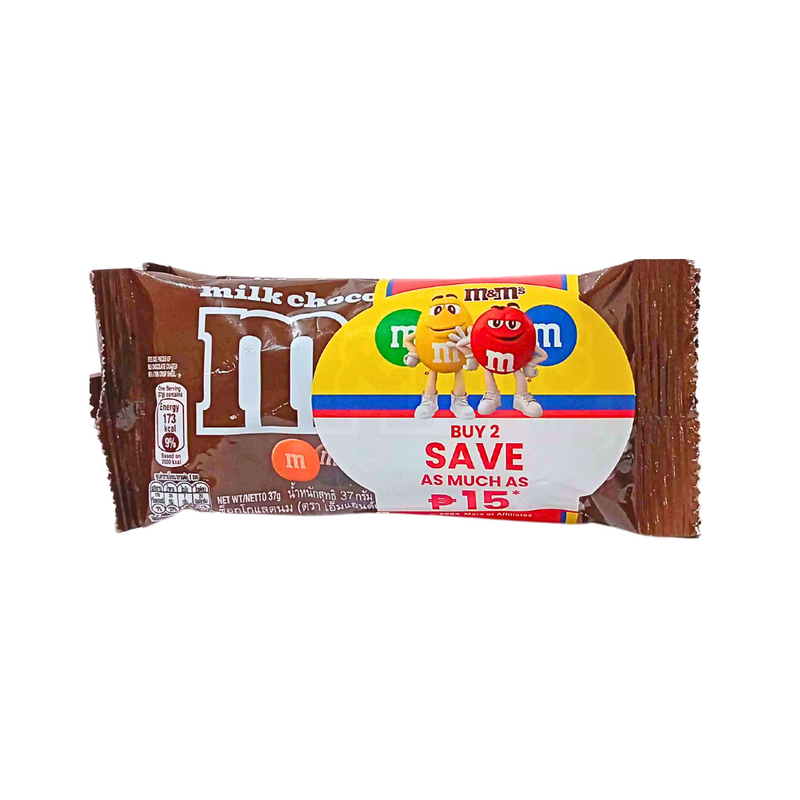 M&M's Milk Chocolate 37g x 2's