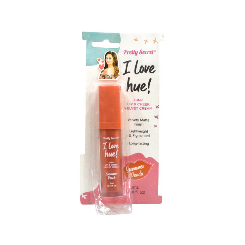 Pretty Secret 2-In-1 Lip and Cheek Velvet Cream Summer Peach 3ml