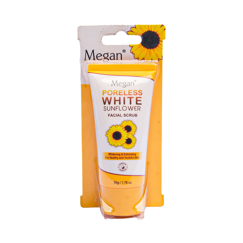 Megan Poreless White Sunflower Facial Scrub 50g