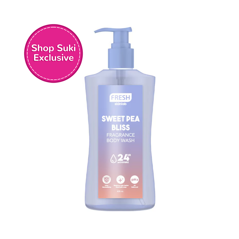 Fresh Skinlab Sweet Pea Bliss Fragrance Body Wash 400ml