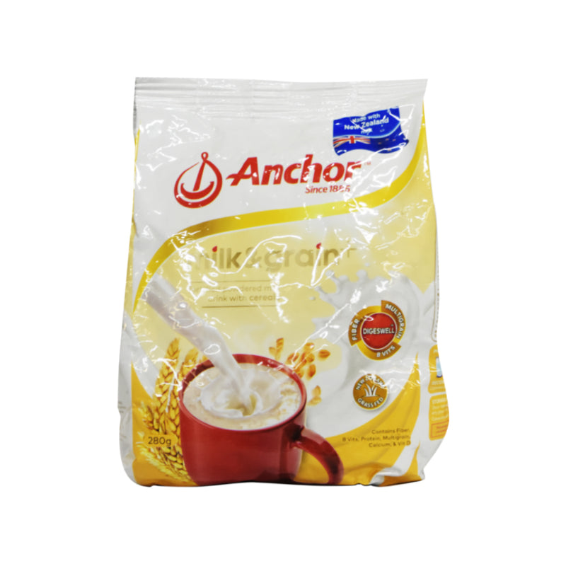 Anchor Milk And Grain Plus Milk Powder Plain 280g