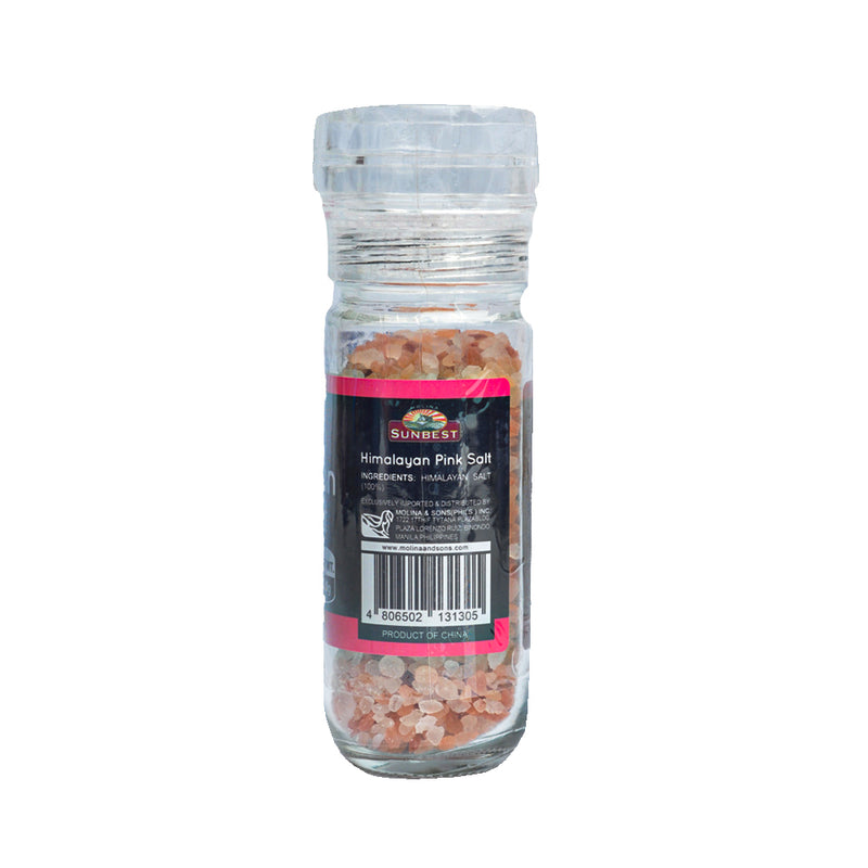 Sunbest Himalayan Pink Salt Grinder 110g