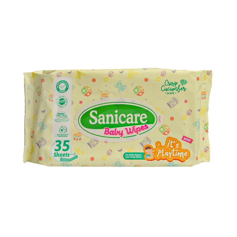 Sanicare Baby Wipes Playtime 35's