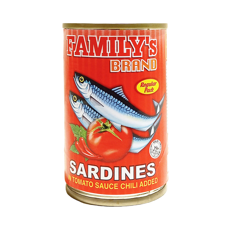 Family Sardines Tomato Sauce Red Chili EOC 155g