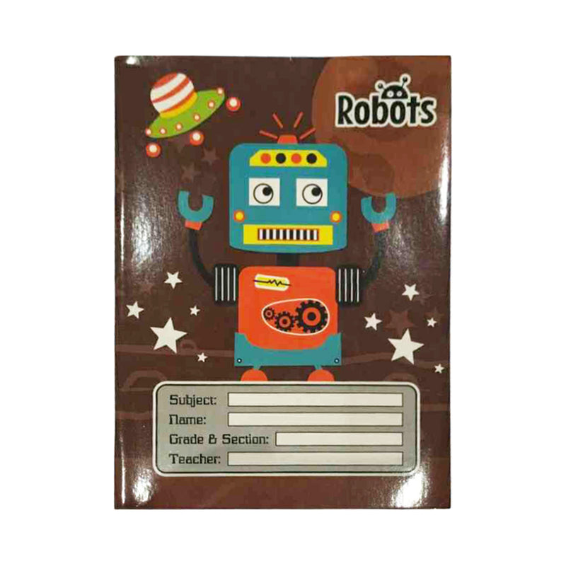 Consolidated Notebook Robots Writing 80 Leaves