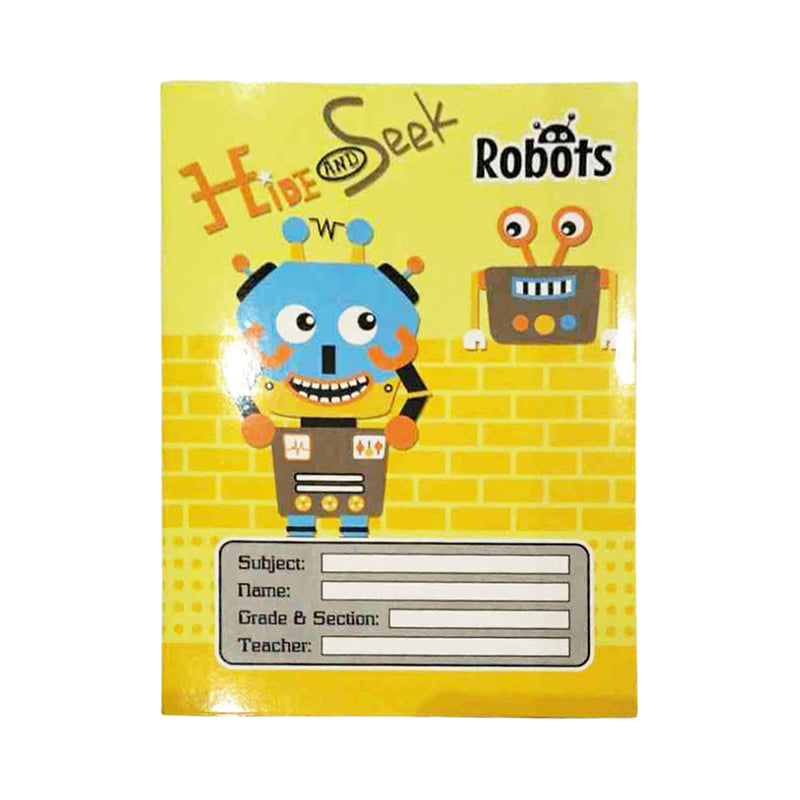 Consolidated Notebook Robots Writing 80 Leaves