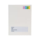Hots Writing Notebook Assorted Color Coded 80 Leaves