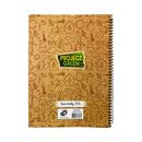 Consolidated University Notebook Project Green Spiral 80 Leaves