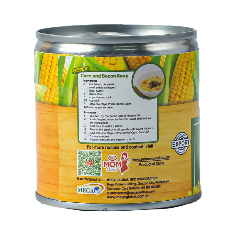 Mega Prime Whole Kernel Corn EOC 185g