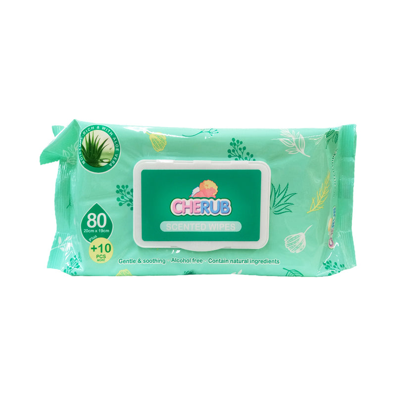 Cherub Scented Wipes 80's + 10's