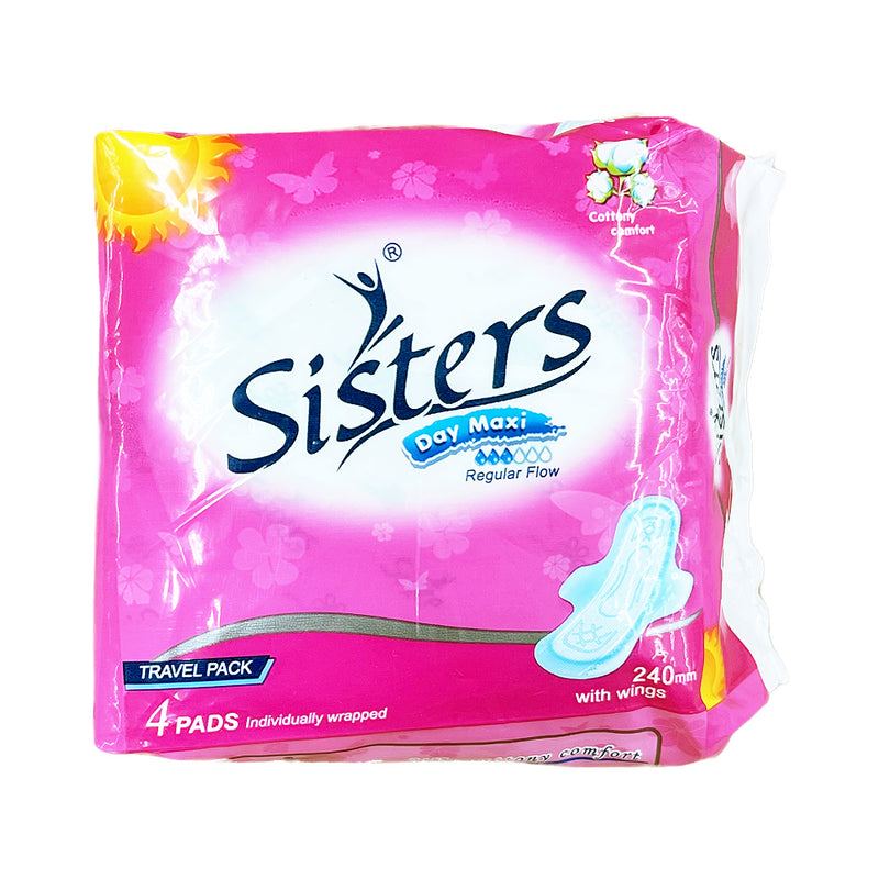 Sisters Napkin Day Use Budget Pack 4 Pads