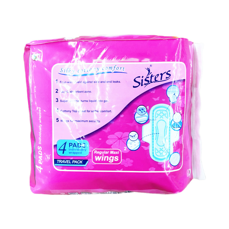 Sisters Napkin Day Use Budget Pack 4 Pads