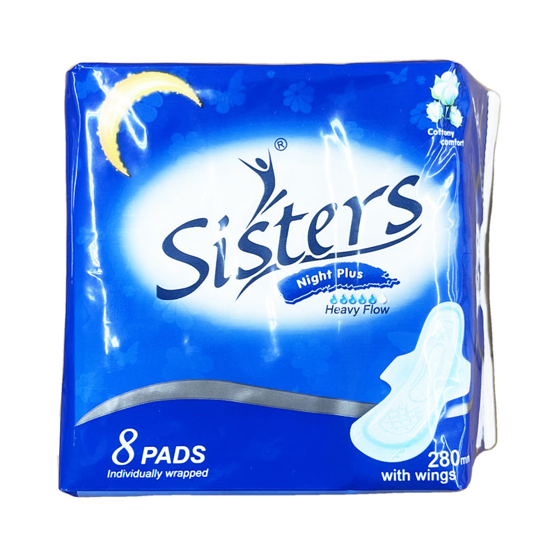 Sisters Napkin Night Use Silk Floss With Wings 8 Pads