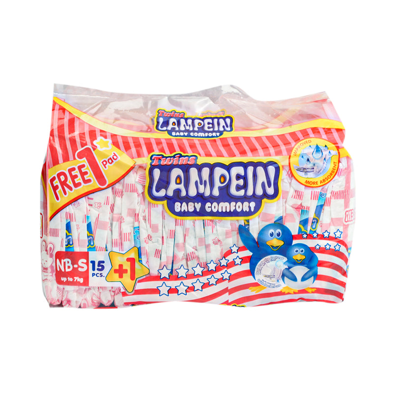 Twins Lampein Baby Diaper Generic Small 15's + 1