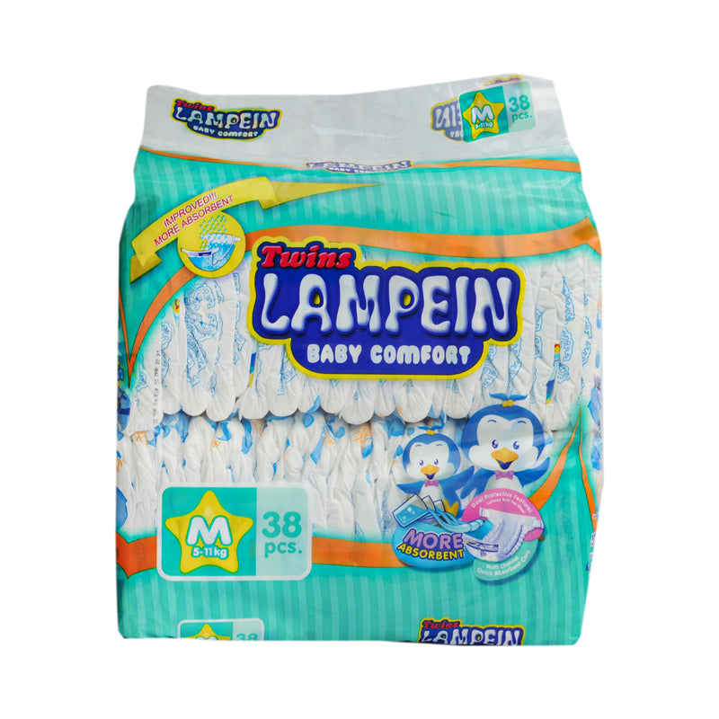 Twins Lampein Baby Diaper Big Pack Medium 38's