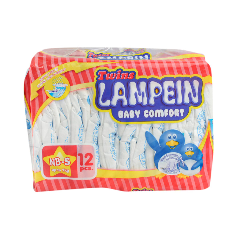 Twins Lampein Baby Diaper Budget Pack Small 12's